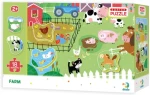 DODO Puzzle s vkládačkou Farma