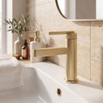 REA - Koupelnová baterie Grace Brush Gold REA-B8932