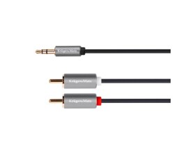 Kabel Jack 3.5mm stereo/2x Cinch 5m KRUGER & MATZ KM1217 Basic