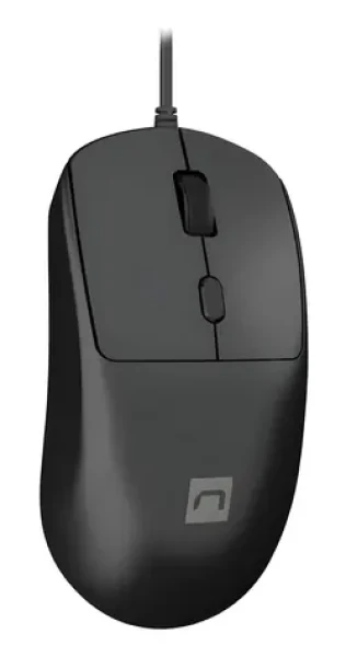 Natec Hawk 2 černá / Myš / Laserová / Drátová USB-A / 2400 DPI / 4 tlačítka (NMY-2387)
