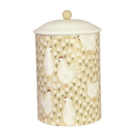 Strömshaga Plechová dóza Gullvi, žlutá barva, kov