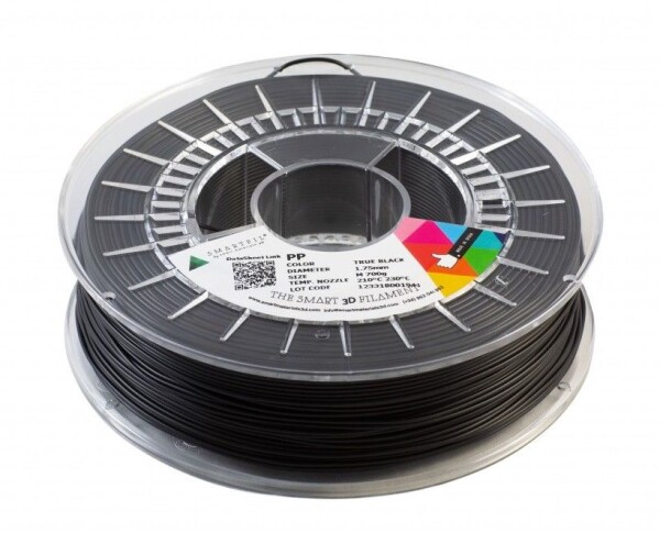 PP filament černý 1,75 mm Smartfil 3,3 kg