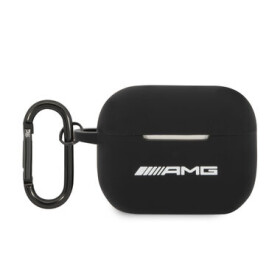 Mercedes AMG AirPods Pro cover black Silicone Big Logo AMAPRBK