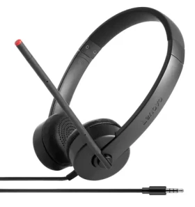 Lenovo Essential černá / Sluchátka s mikrofonem / Jack 3.5 mm / Stereo (4XD0K25030)