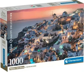 CLEMENTONI Puzzle Odstíny Santorini