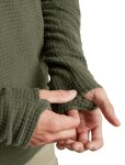 ICEBREAKER Mens Merino 400 RealFleece Grid LS Half Zip, Dark Loden (vzorek) velikost: M