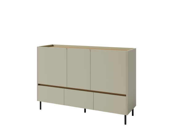 Komoda Luca LC7 Barva korpusu + barva dveří: Eukaliptus / Dub Baltic Dune