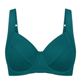Dámská plavková podprsenka Summer Mix & Match W 01 sd 00RA tmavě zelená- Triumph 42D