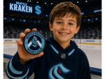 Mustang Puk Seattle Kraken NHL Chevron Banner