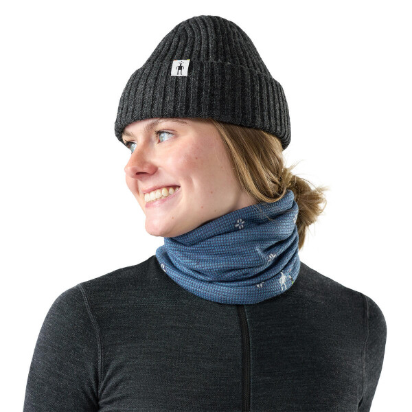 Unisex merino nákrčník SMARTWOOL Thermal Merino Reversible Neck Gaiter, Nightfall Mini Meadow univerzální