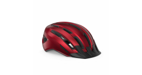 Cyklistická helma MET Downtown červená 52-58