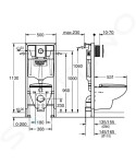 GROHE - Solido Set předstěnové instalace, klozetu Bau Ceramic a sedátka softclose, tlačítka Sail, chrom 39499000