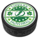 Mustang Puk Tampa Bay Lightning NHL Lucky St. Patricks Day Puck