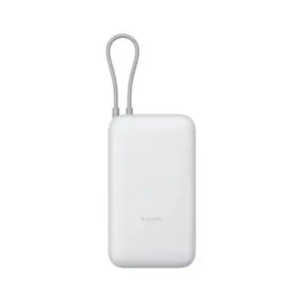 Xiaomi PowerBanka 20000mAh světle šedá / 1x USB-A + 1x USB-C / integrovaný kabel / 22.5W (BHR9738GL)