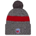 New Era Pánská zimní čepice New York Giants NFL Gray 2023 Sideline Sport Knit