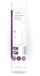 Nedis USB kabel USB-A - Micro-B bílá / USB kabel / USB 2.0 / 480 Mbps / 1 m / plochý (CCGP60410WT10)