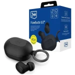 3mk FlowBuds 6.0 černá / Bezdrátová sluchátka s mikrofonem / Bluetooth 5.3 / nabíjecí pouzdro (5903108744713)