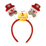 Čelenka vánoční sněhulák