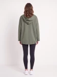 HOSH Dámská mikina Reva khaki Velikost: UNI