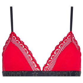 Dámská nevyztužená podprsenka Triangle Bralette Holiday UW0UW02634-XLG - Tommy Hilfiger S