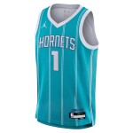 Dětský dres Charlotte Hornets NBA Lamelo Ball #1 Jordan Swingman Tyrkysová (YOUTH)