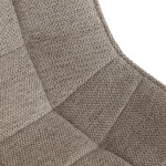 Jídelní židle, béžová, látka, HC-V3068 CAP2