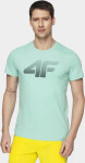 Pánské tričko 4F TSM302 mátové Zelená L