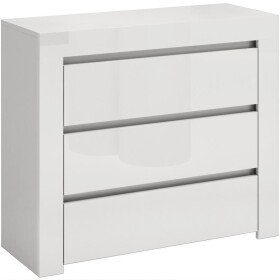 Komoda Deko D3 Bílý Lesk