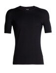 Pánské merino triko krátký rukáv ICEBREAKER Mens 200 Oasis SS Crewe, Black velikost: S