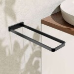 STEINBERG - 450 Držák ručníků, délka 35 cm, matná černá 450 2550 S