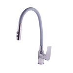 RAV Slezák - COLORADO - Dřezová baterie s flexibilním ramínkem, Chrom/Šedá, 3,8" CO119.0/12