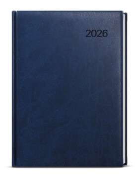 Denní diář 2026 Adam Vivella B6 modrá