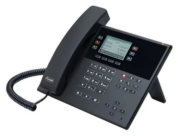 Auerswald COMfortel D-110 černá / IP telefon / 3 linky / PoE / Handsfree / Displej 2,7" (90277)