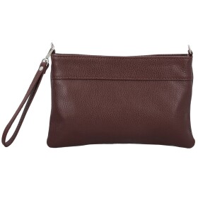 Módní dámská kožená mini crossbody kabelka Kaliopi, tmavě vínová