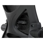 Kancelářská židle, houpací mechanismus, černá, KA-K2021 BK