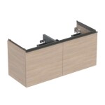 GEBERIT - Acanto Umyvadlová skříňka, 118x54x48 cm, 2 zásuvky, dub 503.007.JH.1
