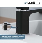 Eisl - Umyvadlová baterie stojánková černá matná/ chrom MADAGASKAR (43106) 43106