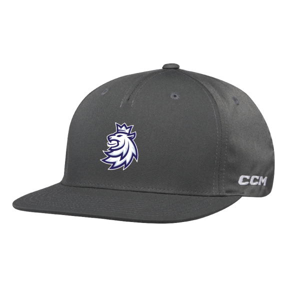 Pánská kšiltovka Český hokej CCM Snapback Lev Charcoal