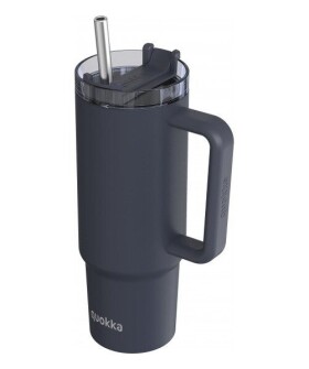 Nerezový termohrnek s brčkem Stream Black 950ml