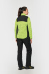 WK WK 9109 Dámská pracovní pletená fleecová bunda 20.9109 fluorescent yellow melange/black M