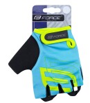 Force Sport rukavice modrá/fluo vel.S