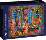 BLUEBIRD Puzzle Parapet s kočkami