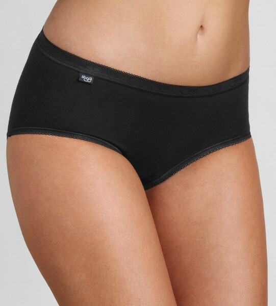 Dámské kalhotky Basic+ Midi 2P černé - Sloggi BLACK 44