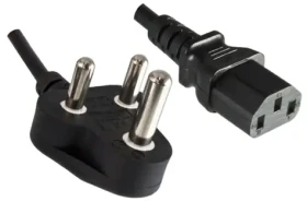 MicroConnect Power Cord India typ D - C13 1.8m černá / Indická koncovka (PE010418INDIA)