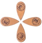 Timber Tones Leather Tones Teardrop Cognac Leather 4-Pack