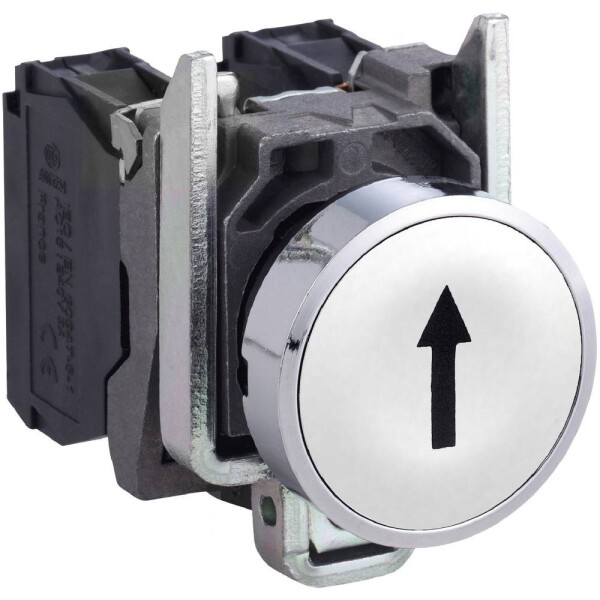 Schneider Electric XB4BA3341, XB4BA3341 tlačítko, 22 mm, 600 V, 6 A, 1 ks