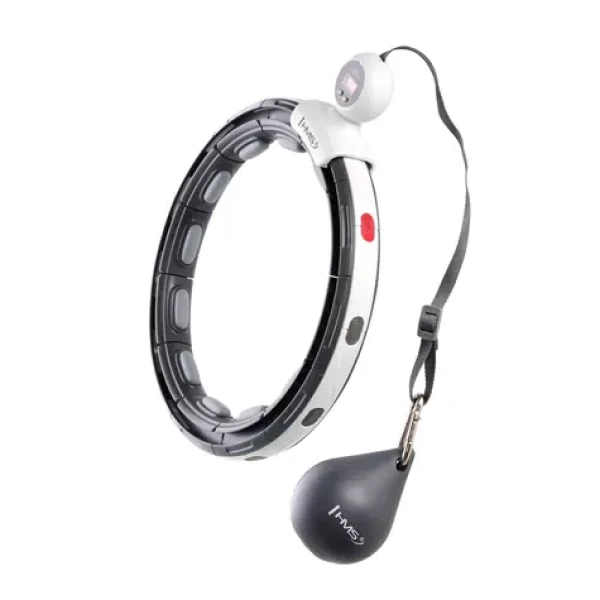 HMS HHM15 Masážní hula hoop se závažím. magnety a počítadlem černá (5907695558210)