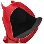 Stylový dámský textilní batoh Dinara, červený