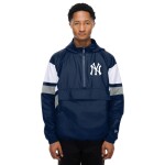 New Era Pánská bunda New York Yankees MLB Quarter Zip Windbreaker Velikost: XL