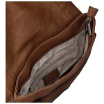 Trendy dámský koženkový kabelko-batoh Coveri Lethea, hnědý